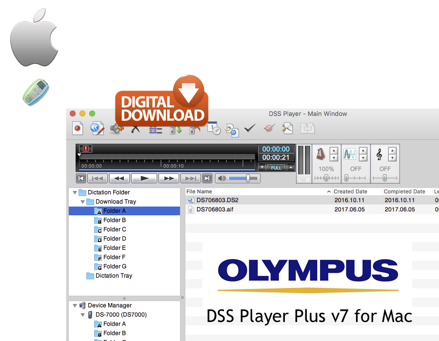 Olympus dss player standard download